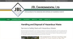 Desktop Screenshot of jblenvironmental.co.nz