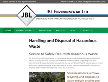 Tablet Screenshot of jblenvironmental.co.nz